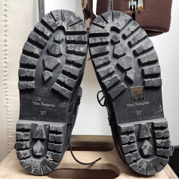 The Kooples Leather Combat boots - Picture 4 of 5